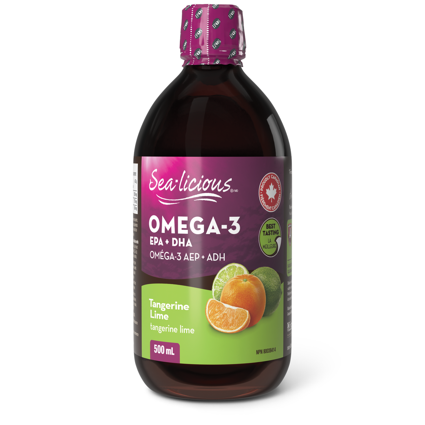 Sea-licious® Omega-3 EPA + DHA 500 mL Liquid Tangerine Lime