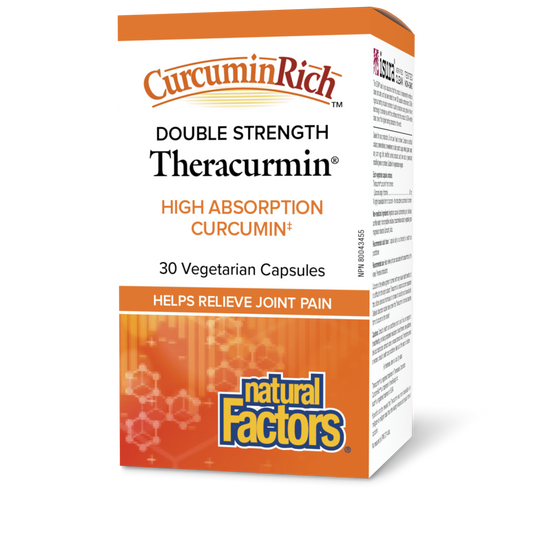 Natural Factors Theracurmin CurcuminRich 60 mg 30 Vegetarian Capsules