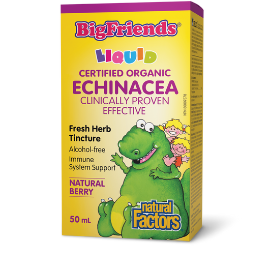 Natural Factors Echinacea Fresh Herb Tincture 50 mL Liquid Natural Berry