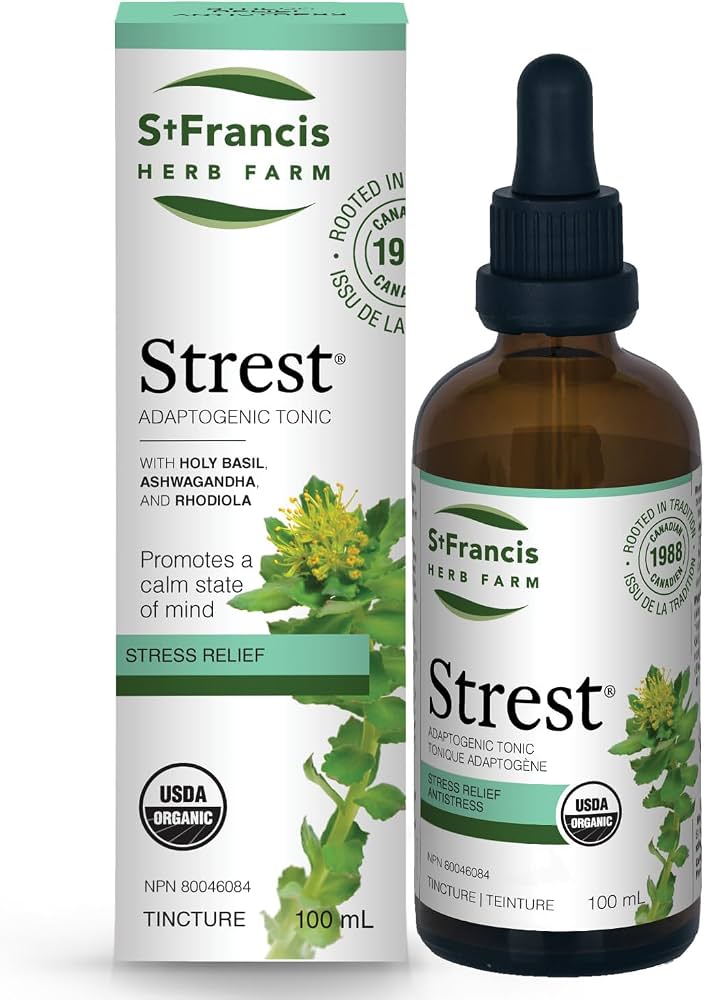 St. Francis Herb Farm Strest® – Liquid Herbal Formula, 100 mL