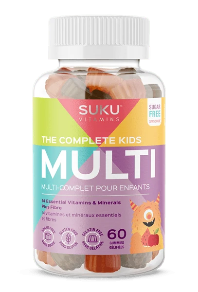 SUKU Complete Kids Multi – Tropical Bonanza Gummies, 60 Count