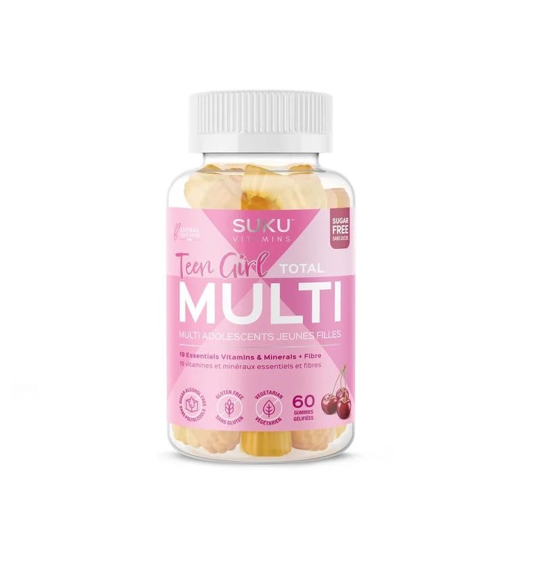 SUKU Teen Girl Total Multi – Wild Berry Gummies, 60 Count