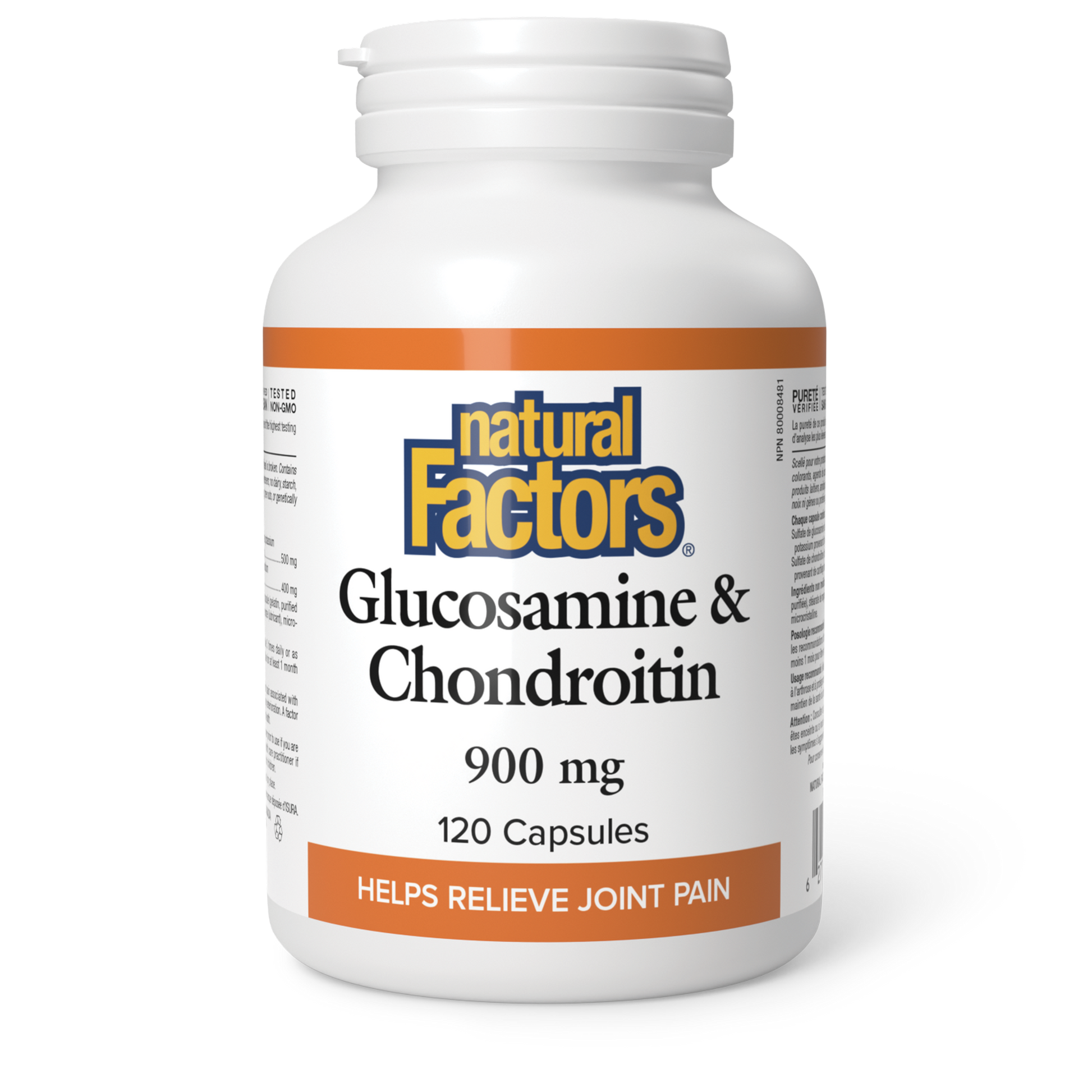 Natural Factors Glucosamine & Chondroitin 900 mg 120 Capsules