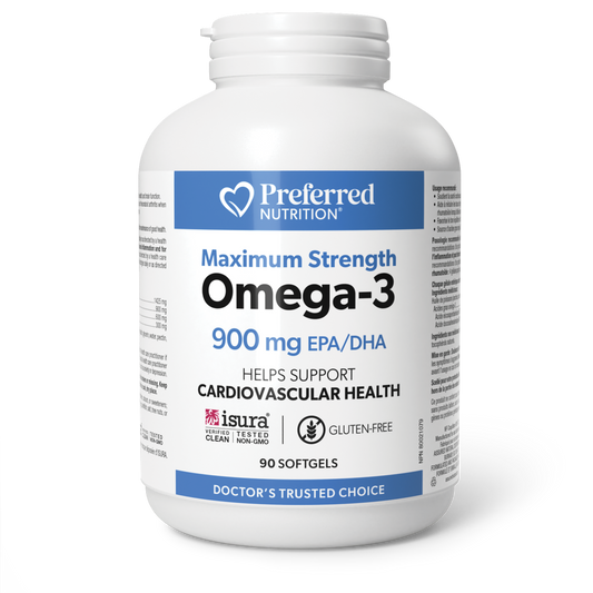 Preferred Nutrition® Omega-3 Maximum Strength 900 mg 90 Softgels
