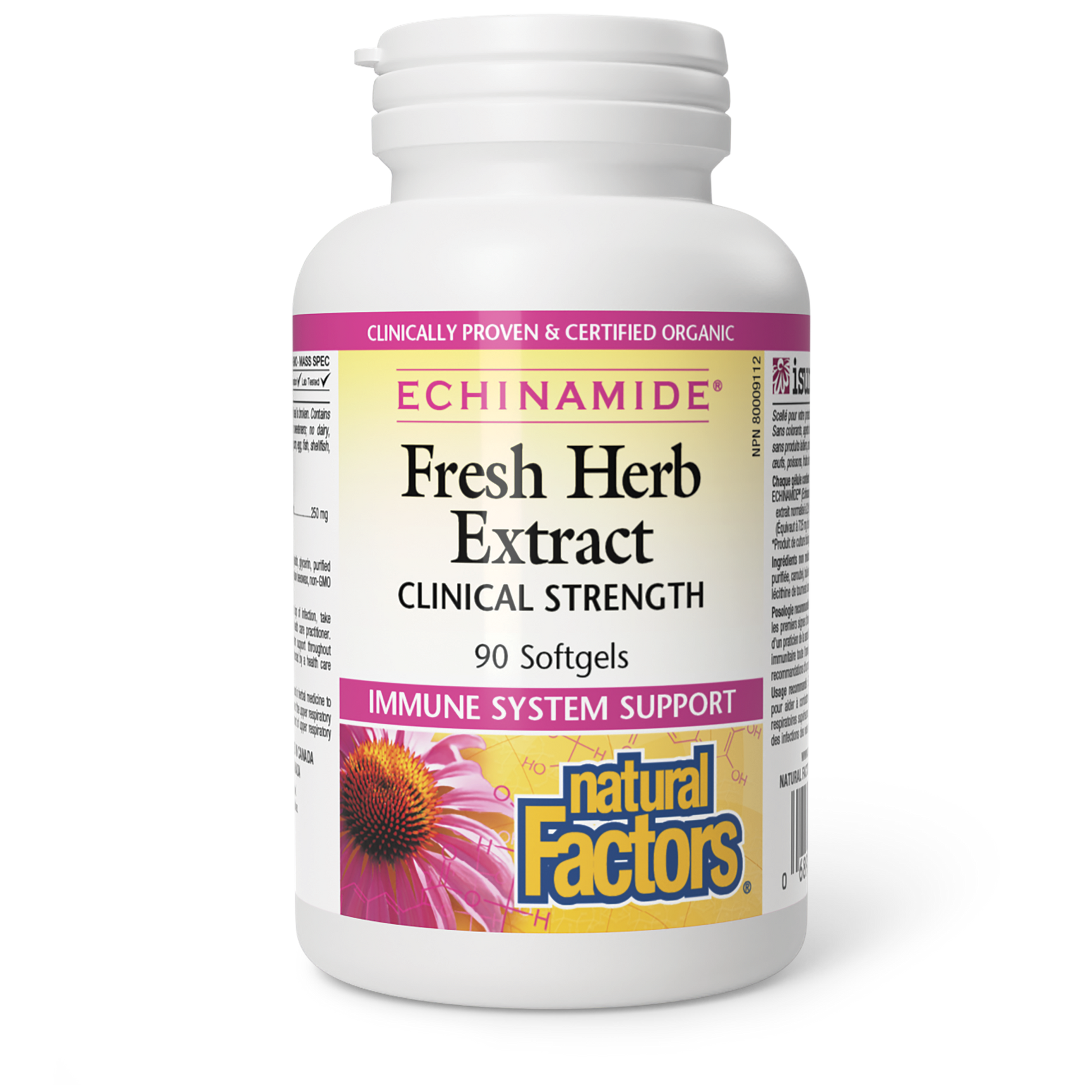 Natural Factors Fresh Herb Extract Clinical Strength 90 Softgels