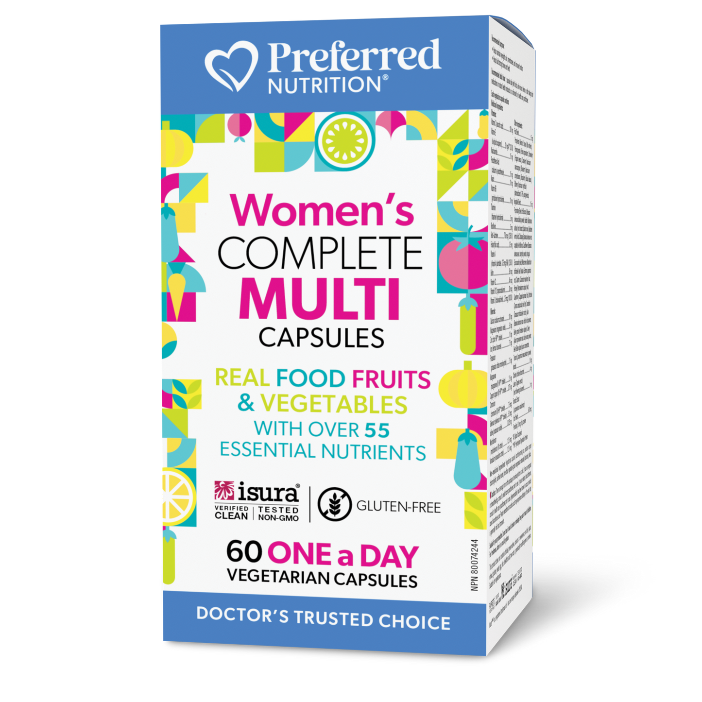 Preferred Nutrition® Women’s Complete Multi 60 Vegetarian Capsules