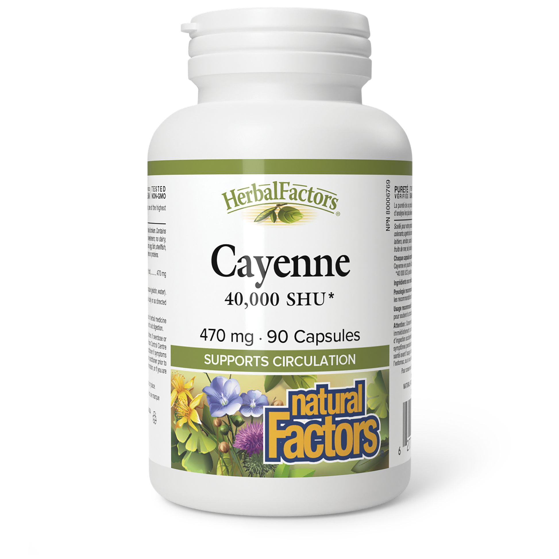 Natural Factors Cayenne 470 mg 90 Capsules