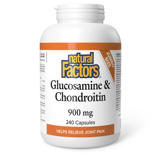 Natural Factors Glucosamine & Chondroitin 900 mg 240 Capsules