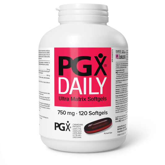 Natural Factors PGX® Daily Ultra Matrix Softgels 750 mg 120 Softgels