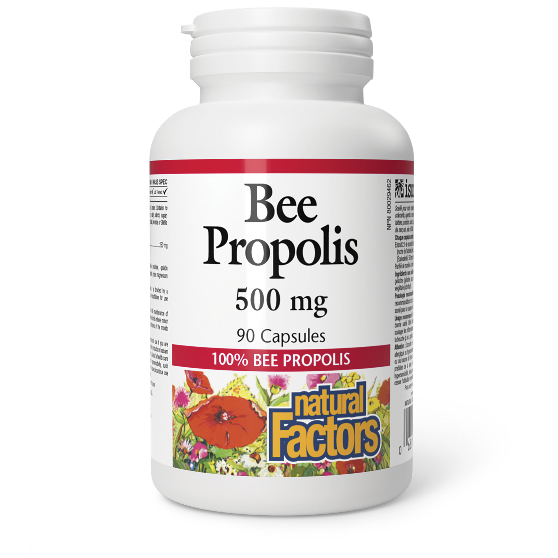 Natural Factors Bee Propolis 500 mg 90 Capsules