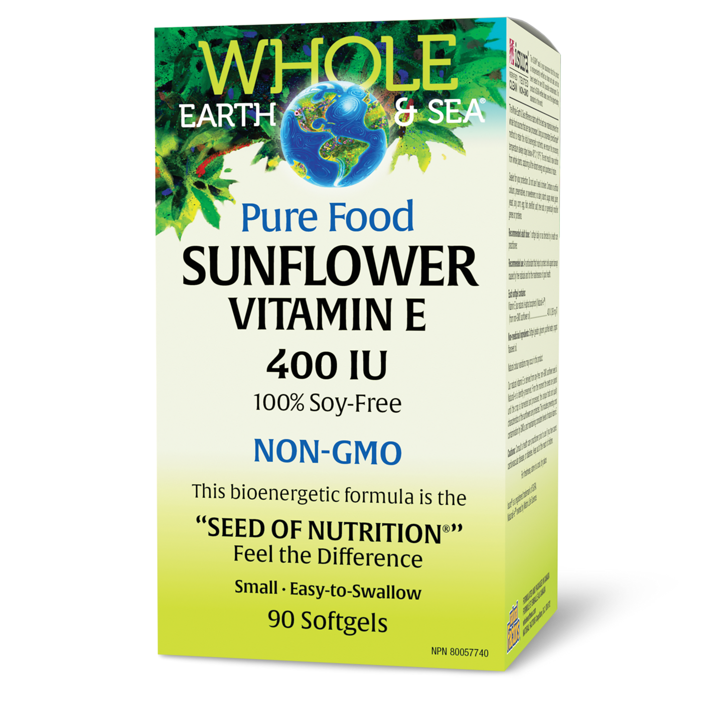 Whole Earth & Sea® Sunflower Vitamin E 400 IU 90 Softgels