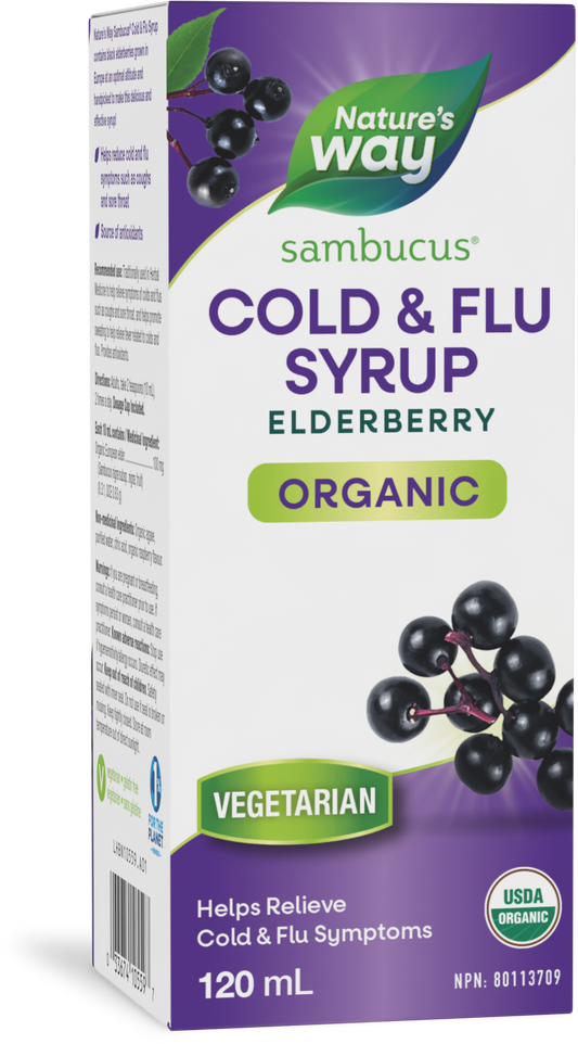 Organic Sambucus Cold and Flu Care, Syrup