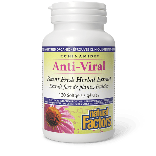 Natural Factors Anti-Viral Potent Fresh Herbal Extract 120 Softgels