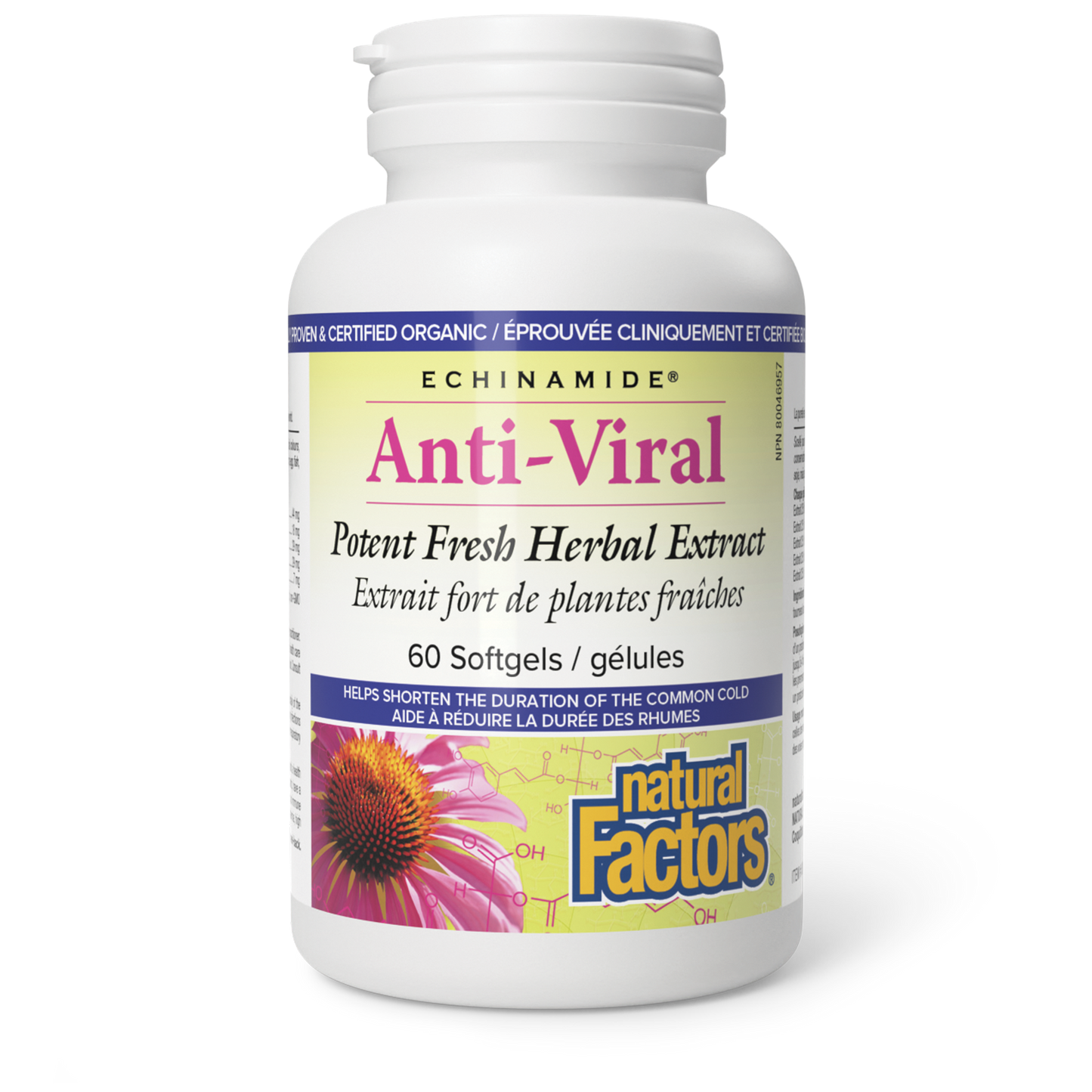 Natural Factors Anti-Viral Potent Fresh Herbal Extract 60 Softgels