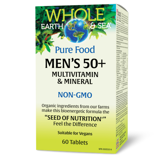 Whole Earth & Sea® Men's 50+ Multivitamin & Mineral 60 Tablets