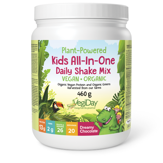 Natural Factors Kids All-In-One Daily Shake Mix 460 g Powder Dreamy Chocolate